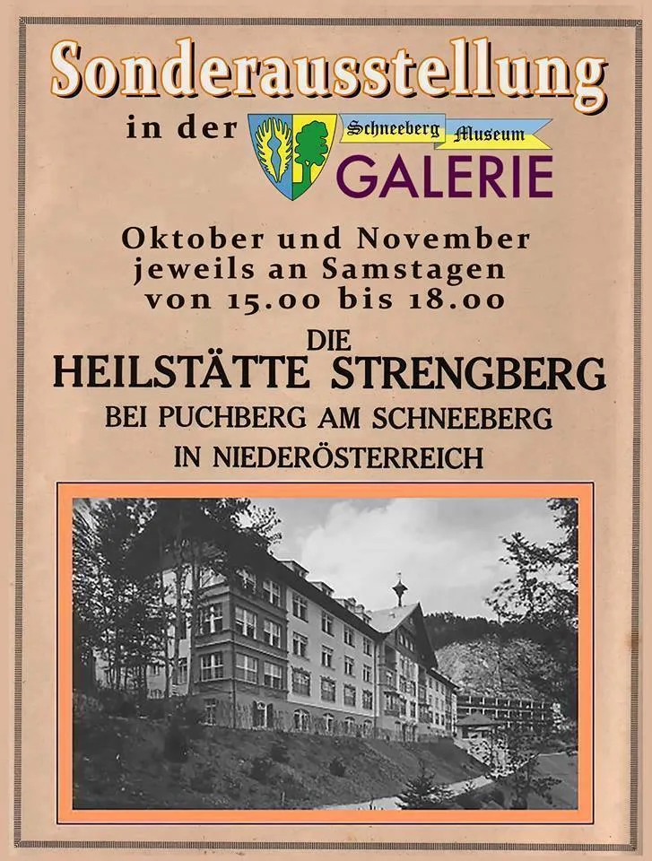 Originalplakat: Die Heilstätte am Strengberg