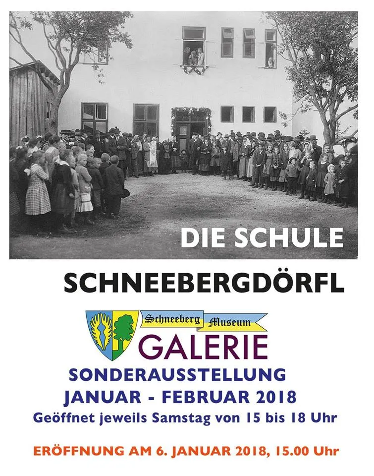 Originalplakat: Die Schneebergdörfler Schule