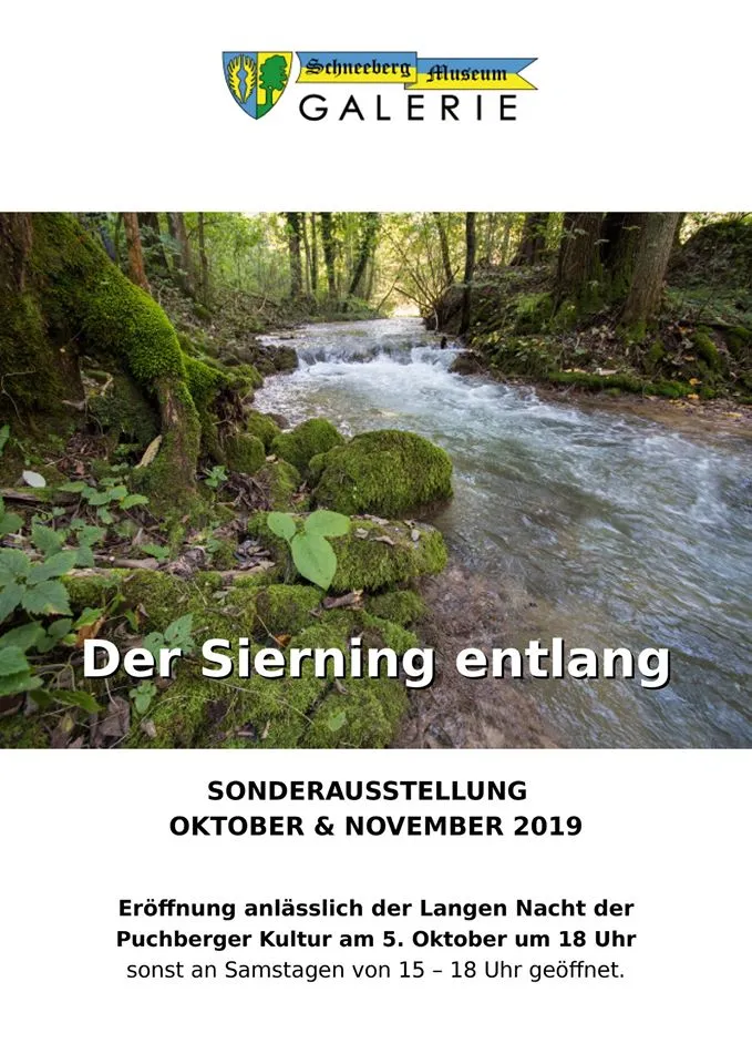 Originalplakat: Der Sierning entlang