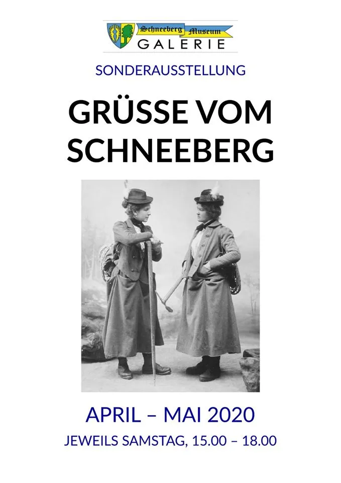 Originalplakat: Grüße vom Schneeberg