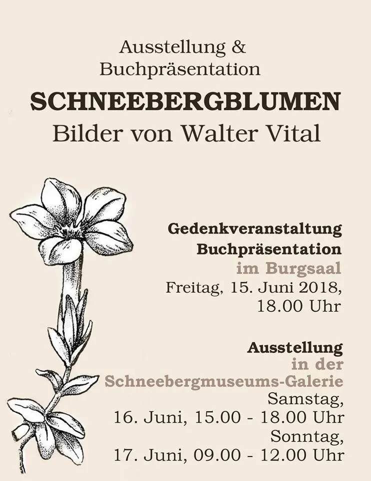 Originalplakat: Schneebergblumen